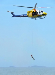 Action During The RACQ CHRS Mock Rescue Off Yeppoon Beach-gallery