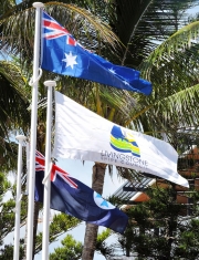 Flags Fly On Yeppoon Aust Day-gallery