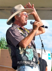 Popular Local Bush Poet Bob Pacey Puts Everything Into An Australia Day Recitation-gallery