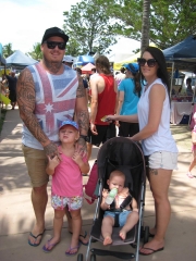 family at australia day beach party2-gallery