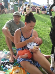 feeding baby in the shade-gallery